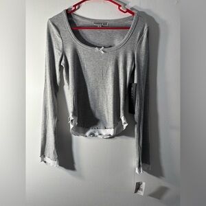 Juniors' madden girl Cozy Long Sleeve Ribbed Top by madden girl
Size medium